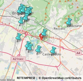 Mappa Via Don Lorenzo Milani, 25129 Buffalora BS, Italia (4.5)