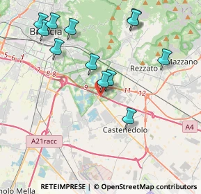Mappa Via Don Lorenzo Milani, 25129 Buffalora BS, Italia (4.24667)