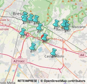 Mappa Via Don Lorenzo Milani, 25129 Buffalora BS, Italia (3.50692)