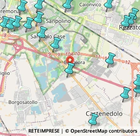 Mappa Via Don Lorenzo Milani, 25129 Buffalora BS, Italia (3.238)