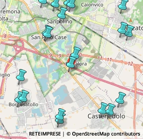 Mappa Via Don Lorenzo Milani, 25129 Buffalora BS, Italia (2.844)