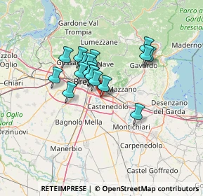 Mappa Via Don Lorenzo Milani, 25129 Buffalora BS, Italia (10.09118)