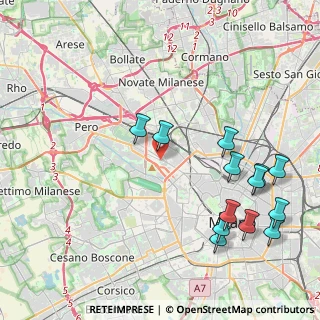 Mappa Via Francesco de Lemene, 20151 Milano MI, Italia (4.87538)