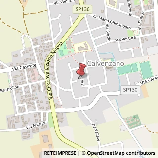 Mappa Via Torri, 1, 24040 Calvenzano, Bergamo (Lombardia)
