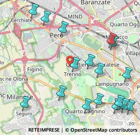 Mappa Via De Chirico Giorgio, 20151 Milano MI, Italia (2.63529)