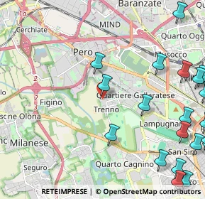 Mappa Via De Chirico Giorgio, 20151 Milano MI, Italia (3.23)