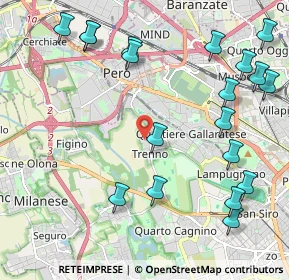 Mappa Via De Chirico Giorgio, 20151 Milano MI, Italia (2.62421)