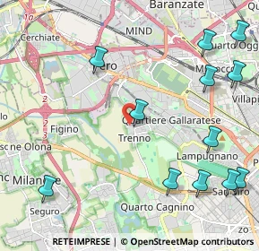 Mappa Via De Chirico Giorgio, 20151 Milano MI, Italia (2.775)