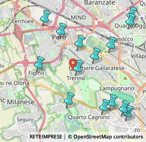 Mappa Via De Chirico Giorgio, 20151 Milano MI, Italia (2.41286)