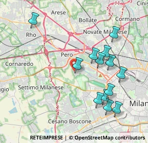 Mappa Via De Chirico Giorgio, 20151 Milano MI, Italia (4.11385)