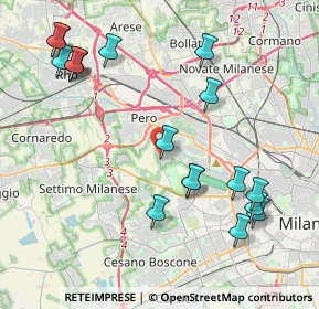 Mappa Via De Chirico Giorgio, 20151 Milano MI, Italia (4.72444)