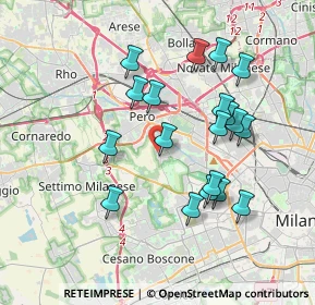 Mappa Via De Chirico Giorgio, 20151 Milano MI, Italia (3.51737)