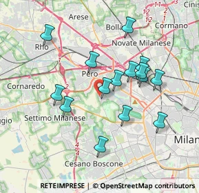 Mappa Via De Chirico Giorgio, 20151 Milano MI, Italia (3.36533)