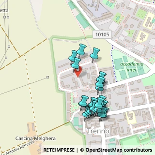 Mappa Via De Chirico Giorgio, 20151 Milano MI, Italia (0.24828)