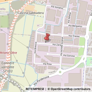 Mappa Via Zara, 30, 20096 Pioltello, Milano (Lombardia)