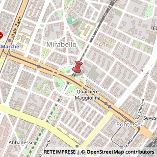 Mappa Piazza carbonari 19, 20125 Milano, Milano (Lombardia)