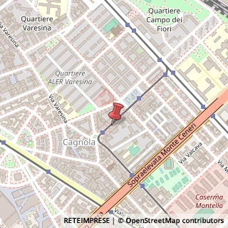 Mappa Via Masolino da Panicale, 6, 20155 Milano, Milano (Lombardia)