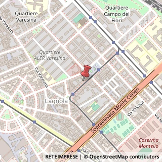 Mappa Via Masolino da Panicale, 13, 20155 Milano, Milano (Lombardia)