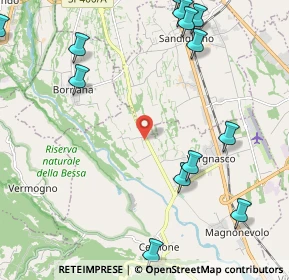 Mappa Via Pietro Zia, 13882 Cerrione BI, Italia (2.86385)