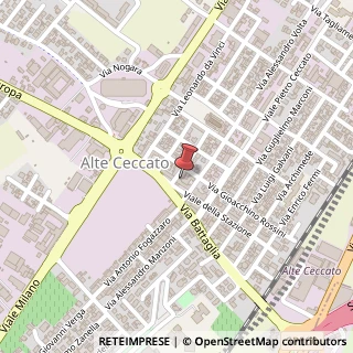 Mappa Via T. Edison, 6, 36075 Montecchio Maggiore, Vicenza (Veneto)