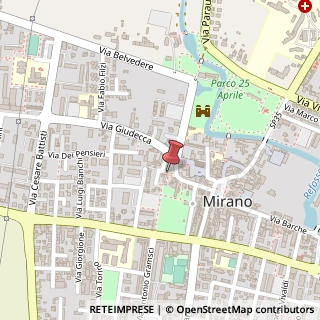 Mappa Via Castellantico, 37, 30035 Mirano, Venezia (Veneto)