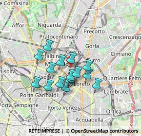 Mappa Via Gianfranco Zuretti, 20125 Milano MI, Italia (1.29875)