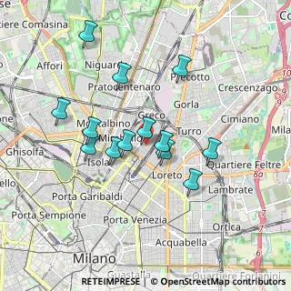 Mappa Via Gianfranco Zuretti, 20125 Milano MI, Italia (1.60077)