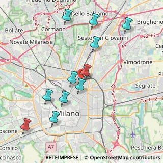 Mappa Via Gianfranco Zuretti, 20125 Milano MI, Italia (4.24636)