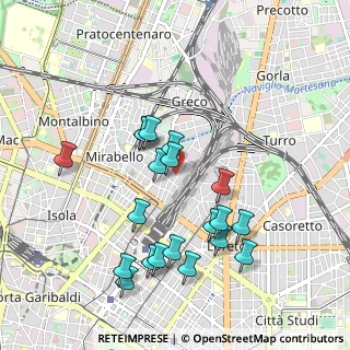 Mappa Via Gianfranco Zuretti, 20125 Milano MI, Italia (0.9465)