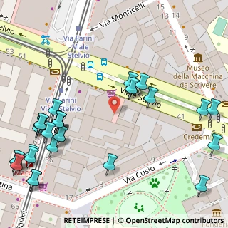 Mappa Viale Stelvio, 20159 Milano MI, Italia (0.08333)