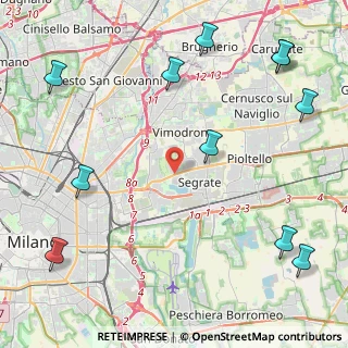 Mappa Via E, 20054 Segrate MI, Italia (6.09364)