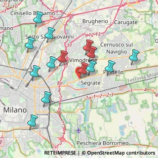 Mappa Via E, 20054 Segrate MI, Italia (4.09286)