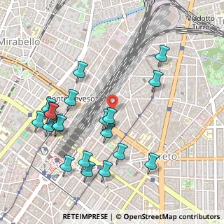 Mappa Via Ferrante Aporti, 20125 Milano MI, Italia (0.5585)