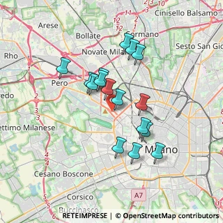 Mappa Viale Achille Papa, 20159 Milano MI, Italia (3.01625)