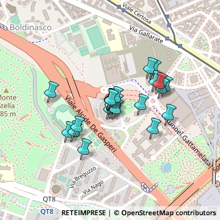 Mappa Viale Achille Papa, 20159 Milano MI, Italia (0.12692)