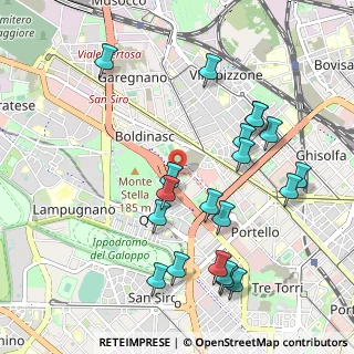 Mappa Viale Achille Papa, 20159 Milano MI, Italia (1.098)