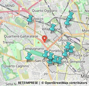 Mappa Viale Achille Papa, 20159 Milano MI, Italia (2.06538)