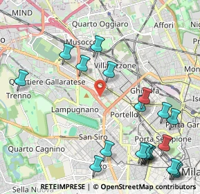 Mappa Viale Achille Papa, 20159 Milano MI, Italia (2.7265)