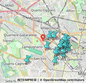 Mappa Viale Achille Papa, 20159 Milano MI, Italia (1.8075)