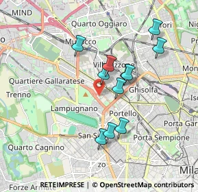 Mappa Viale Achille Papa, 20159 Milano MI, Italia (1.56818)