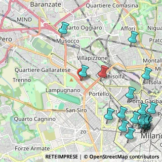 Mappa Viale Achille Papa, 20159 Milano MI, Italia (3.3505)