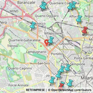 Mappa Viale Achille Papa, 20159 Milano MI, Italia (3.302)