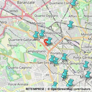 Mappa Viale Achille Papa, 20159 Milano MI, Italia (2.97133)