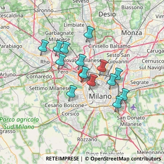 Mappa Viale Achille Papa, 20159 Milano MI, Italia (5.98214)
