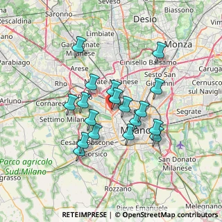 Mappa Viale Achille Papa, 20159 Milano MI, Italia (5.90944)