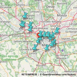 Mappa Viale Achille Papa, 20159 Milano MI, Italia (5.65471)