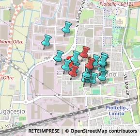 Mappa Via Enrico Fermi, 20096 Pioltello MI, Italia (0.299)