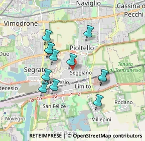 Mappa Via Enrico Fermi, 20096 Pioltello MI, Italia (1.63083)