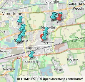 Mappa Via Enrico Fermi, 20096 Pioltello MI, Italia (1.88714)