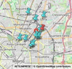 Mappa Via Oldrado da Tresseno, 20127 Milano MI, Italia (1.26538)